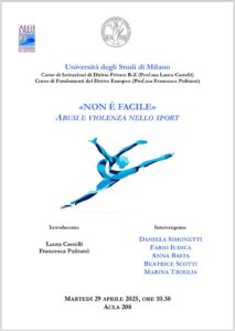 Locandina 29 Aprile 2025